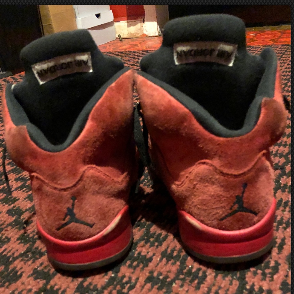Retro Jordans “Red Suede” 5s - Picture 4 of 5
